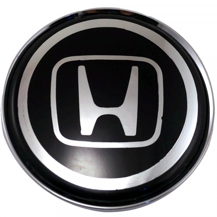 Колпачки на диски 62/56/8 со стикером Honda черный