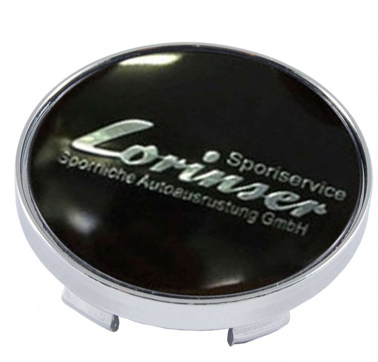 Колпачок на диски Mercedes Benz Lorinser 60/56/9 черный 