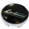 Колпачок на диски Mercedes Benz Lorinser 60/56/9 черный 