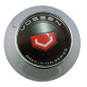 Колпачок на диски Vossen 61/56/9 red black конус 