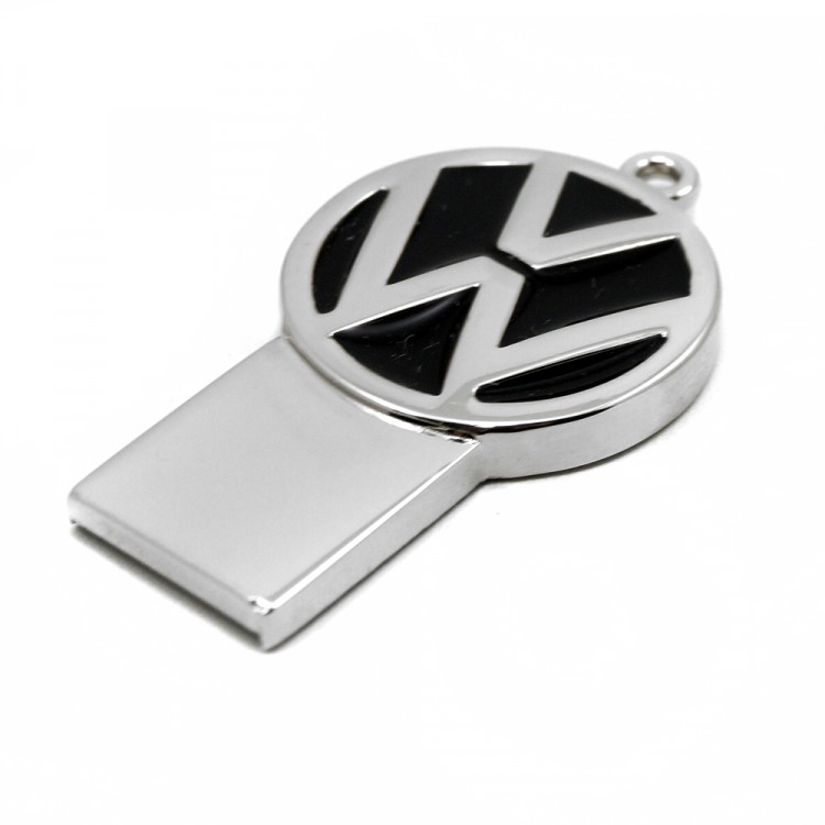 Флешка Фольксваген USB2.0 8GB хром/черный 