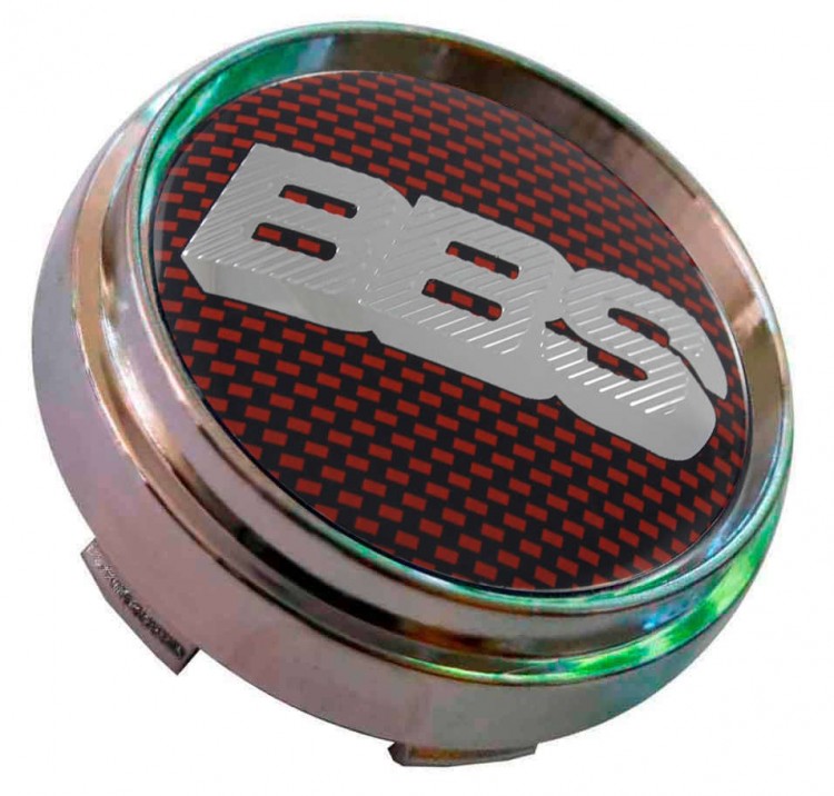 Заглушка ступицы BBS 66/62/9 красный хром