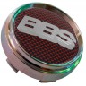 Заглушка ступицы BBS 66/62/9 красный хром