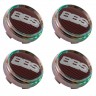 Заглушка ступицы BBS 66/62/9 красный хром