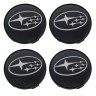 Колпачки на диски Subaru 60/56/9 black