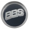 Колпачки на диски ВСМПО со стикером BBS 74/70/9 хром и карбон 