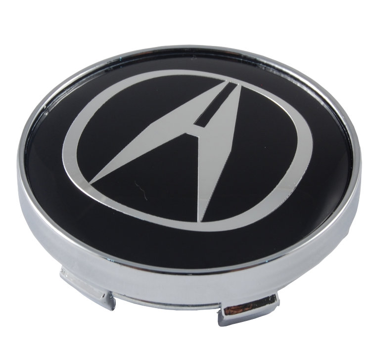 Колпачок на диски Acura 60/56/9 хром-черный   