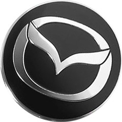 Колпачок ступицы Mazda 65/56/12 стикер черный