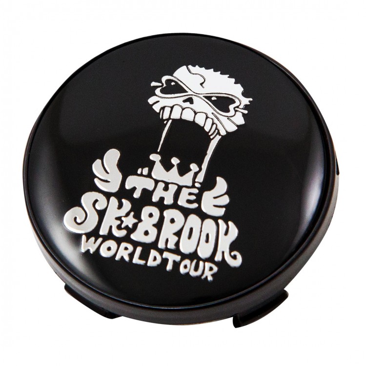 Колпачки ступичные THE SK BROOK 60/56/9 черный+хром 