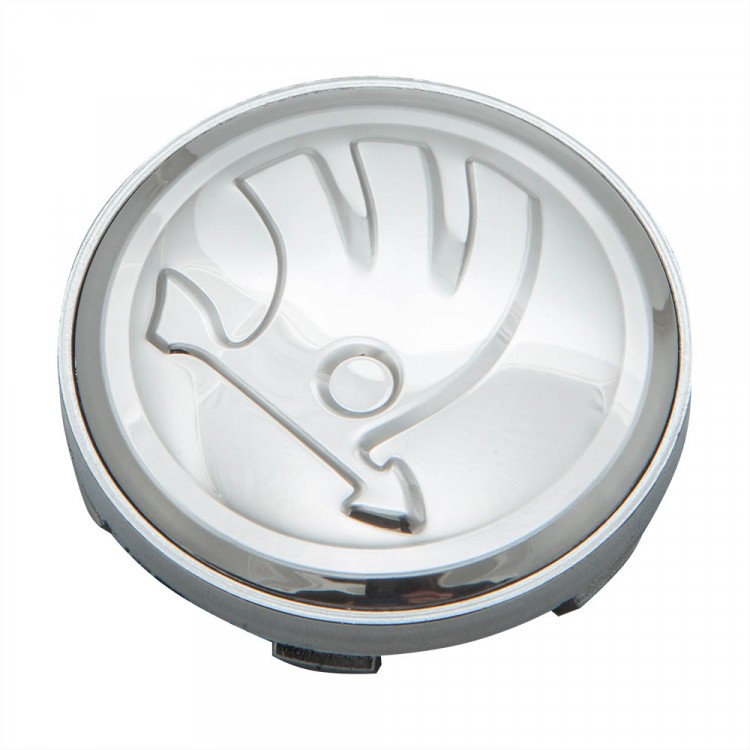 Колпачок на диски Skoda 60/56/9 хром  