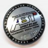 Заглушка ступицы ABT Sportsline 75/59/15 черный с хромом