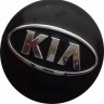 Колпачок на диски KIA 66/62/12, черный и хром