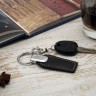 Брелок автомобильный кожаный Peugeot премиум 3 кольца