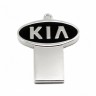 Флешка Киа USB2.0 8GB хром/черный