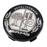 Колпачки ступичные Mercedes AMG 60/56/9 черный+хром