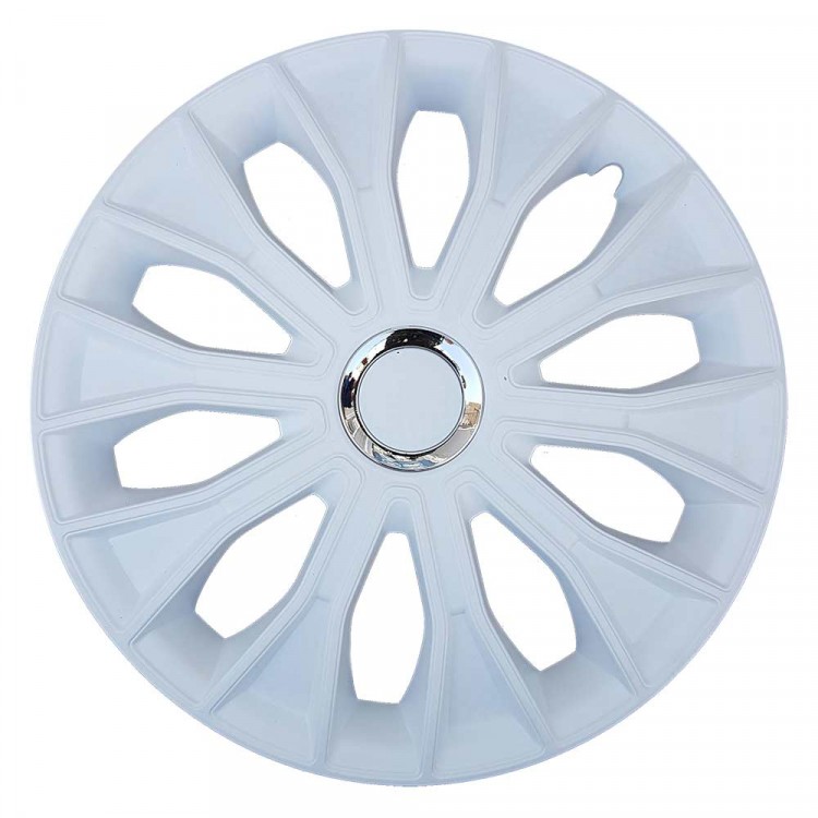 Колпак на колеса Voltec Carbon White Ring R15