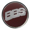Колпачок ступицы BBS (63/59/7) красный и хром