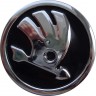 Колпачок на диски Skoda 66/62/12, черный и хром