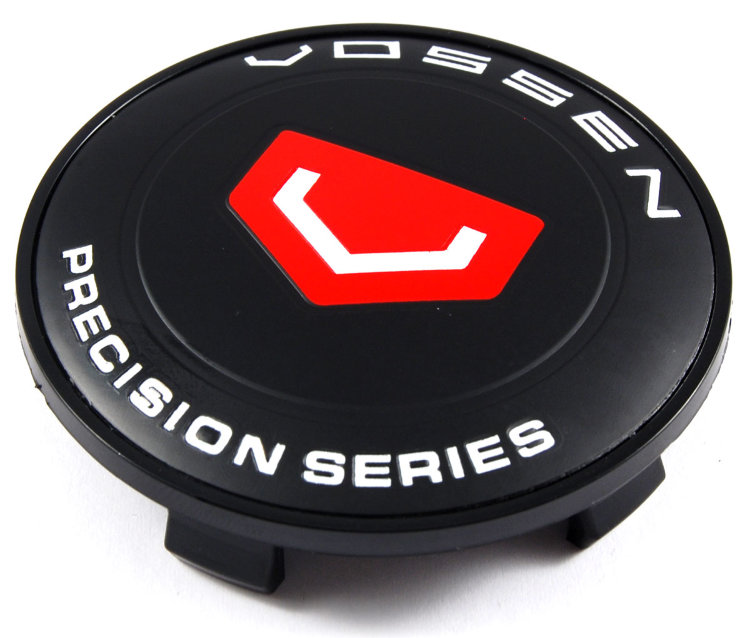 Колпачок ступицы VOSSEN, F009, 68/64/10 черно-красный
