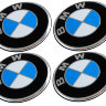 Наклейки на диски BMW с юбкой 56 мм  