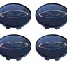 Колпачок на литые диски Ford 58/50/11 синий 