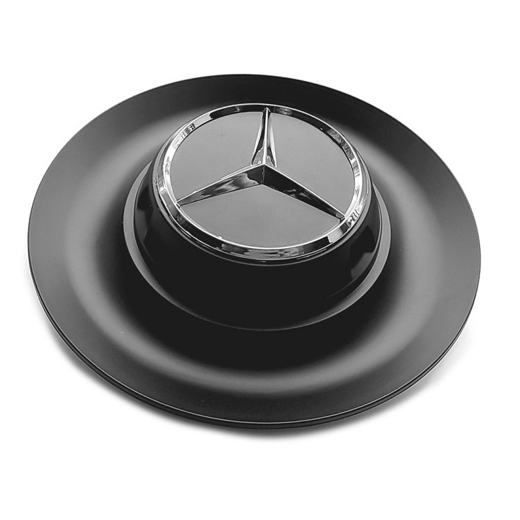 Колпачок на диски МЕРСЕДЕС AMG 164/65 мм черный хром