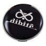 Колпачок ступицы Dibite 63/58/8 черный+хром 