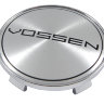 Колпачки для дисков VOSSEN, 68/64/10 серебро с черным