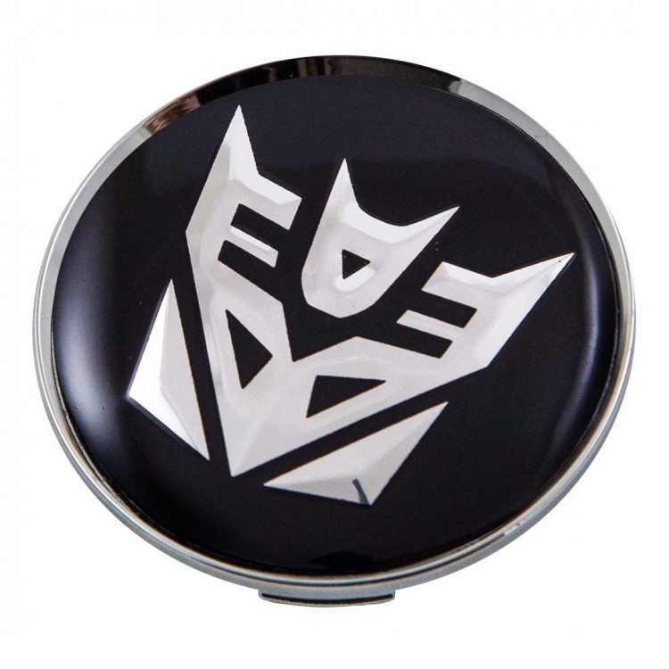 Колпачок ступицы Трансформер Decepticon 63/58/8 черный+хром 