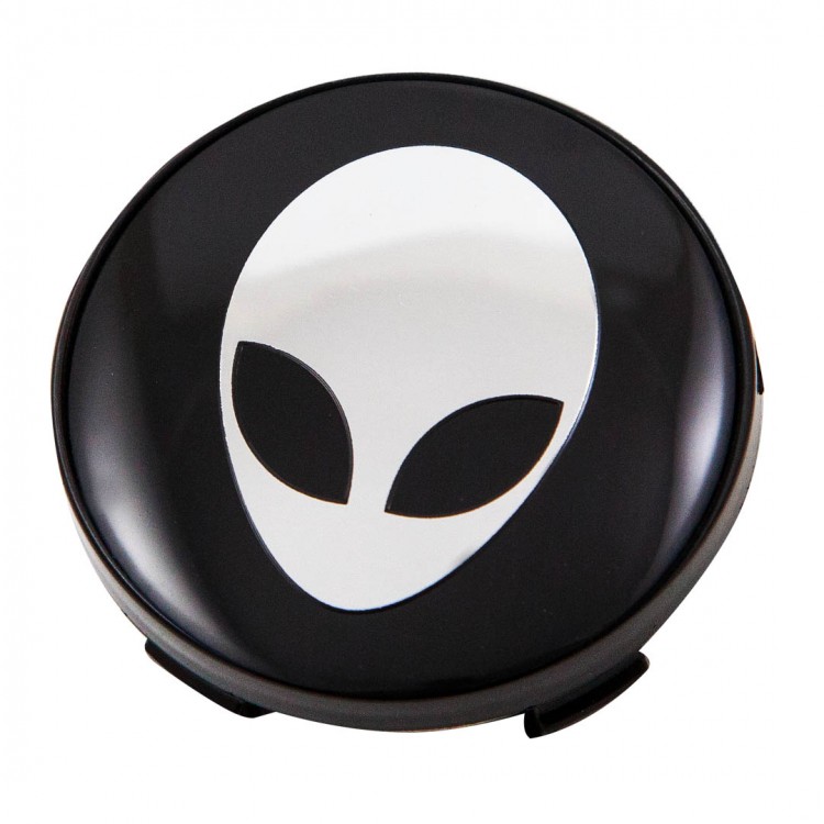 Колпачки ступичные Alien 60/56/9 черный+хром 