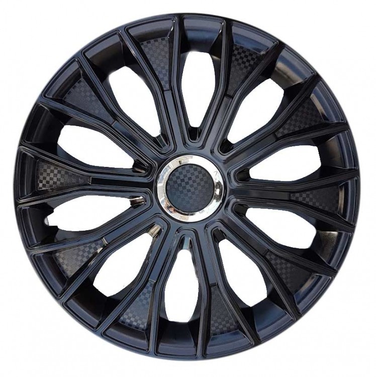 Колпак на колеса Voltec Carbon Black Ring R14 