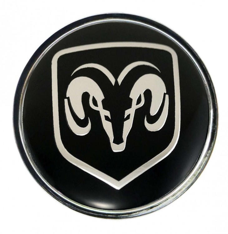 Колпачок ступицы Dodge (63/59/7) хром и черный
