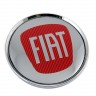 Колпачок ступицы Fiat 63/58/8 хром красный