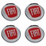 Колпачок ступицы Fiat 63/58/8 хром красный
