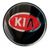 Колпачок ступицы KIA (63/59/7) красный черный