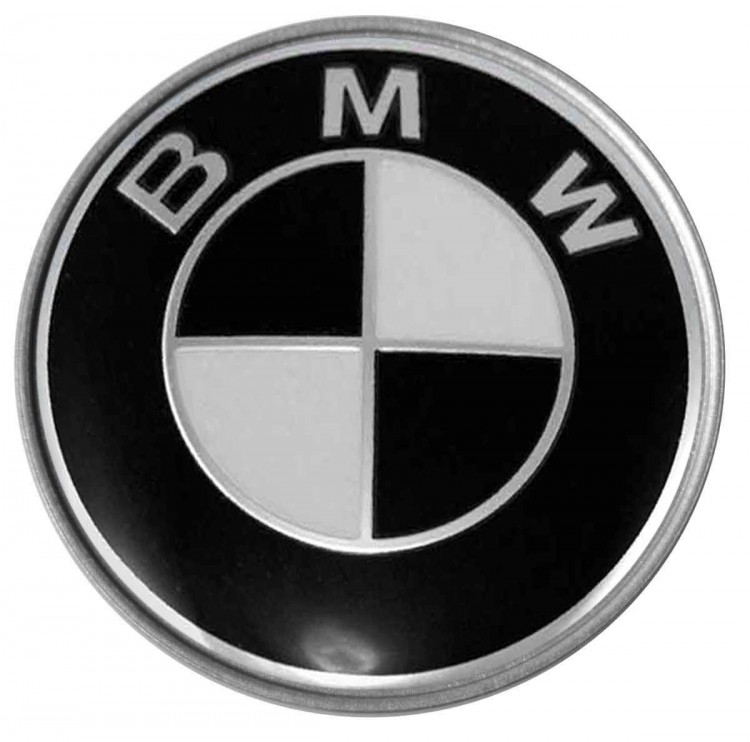 Колпачок на диски BMW 60/55/7 черный/хром