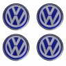 Колпачок ступицы Volkswagen (63/59/7) хром/синий