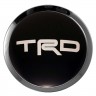 Заглушки для диска со стикером Toyota TRD (64/60/6) черный