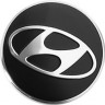 Колпачок ступицы Hyundai 67/56/16 стикер черный