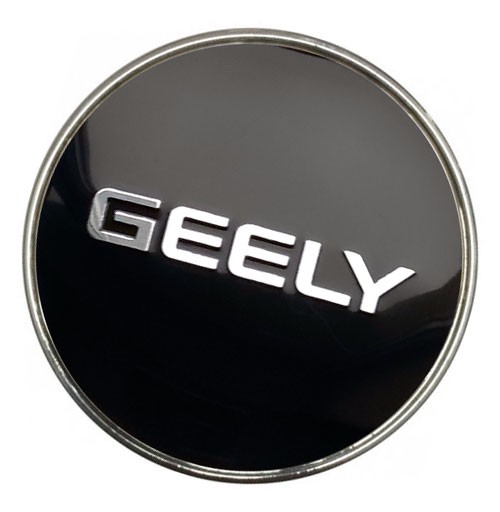 Колпачки на диски Geely 60/56/9 хром и черные
