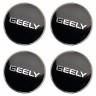 Колпачки на диски Geely 60/56/9 хром и черные