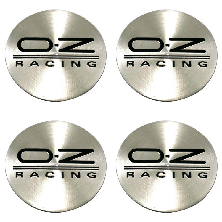 Стикеры на диски OZ Racing silver-black 45 мм