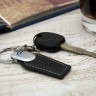 Брелок автомобильный кожаный Hyundai премиум 3 кольца 