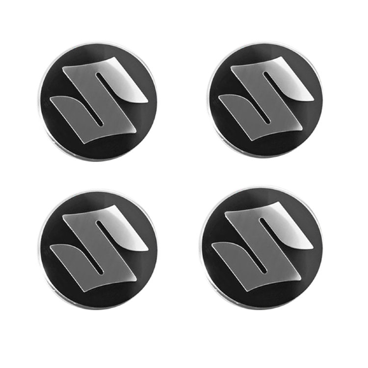 Наклейки на диски Suzuki black сфера 62 мм