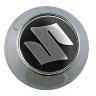 Колпачок на диски Suzuki 60/56/9 хром-черный конус  