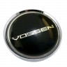 Колпачок ступицы Vossen 63/58/8 хром/черный 