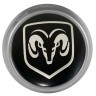 Колпачки на диски ВСМПО со стикером Dodge 74/70/9 хром 