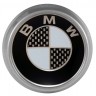 Заглушка на диски BMW 74/70/9 серый и хром