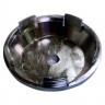 Заглушки на диски Vossen 65/60/6 silver конус  