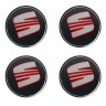 Колпачок ступицы Seat (63/59/7) хром и черный